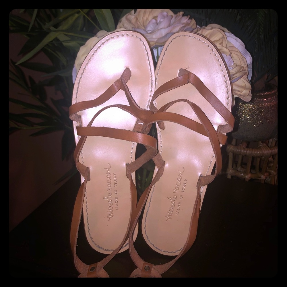 Womens Strappy Flat Sandal
